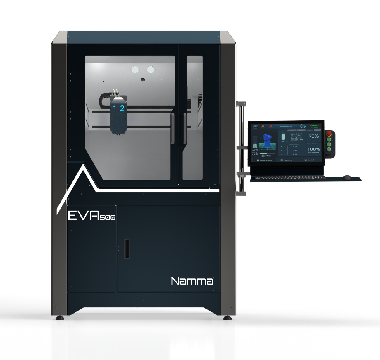 EVA500 imprimante 3D hybride